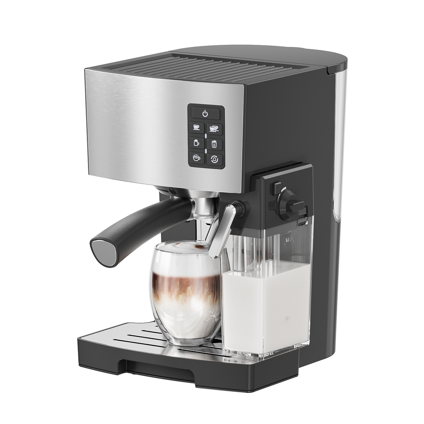 JZ.CAFE 20 Bar Espresso Machine - Coffee Maker with Automatic Milk Frother