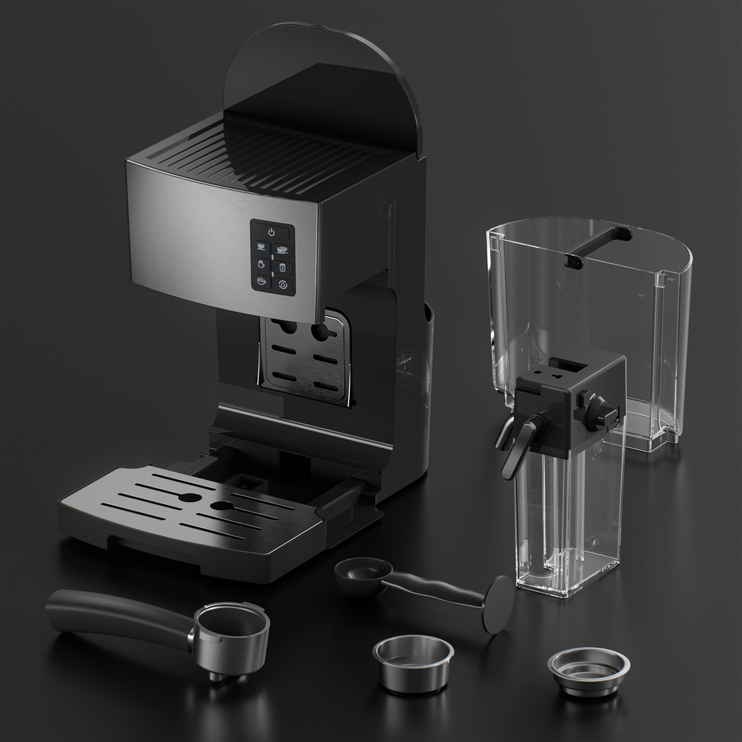 JZ.CAFE 20 Bar Espresso Machine - Coffee Maker with Automatic Milk Frother