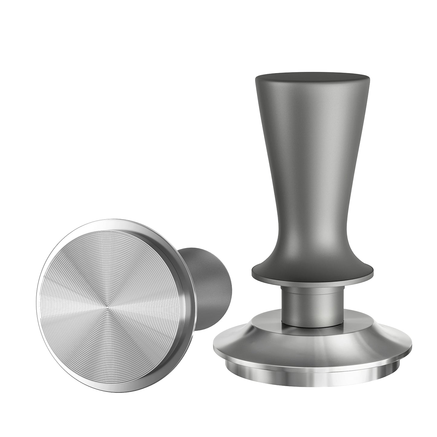 JZ.CAFE 51mm Espresso Coffee Tamper with Calibrated Spring Loaded, Stainless Steel Flat Base