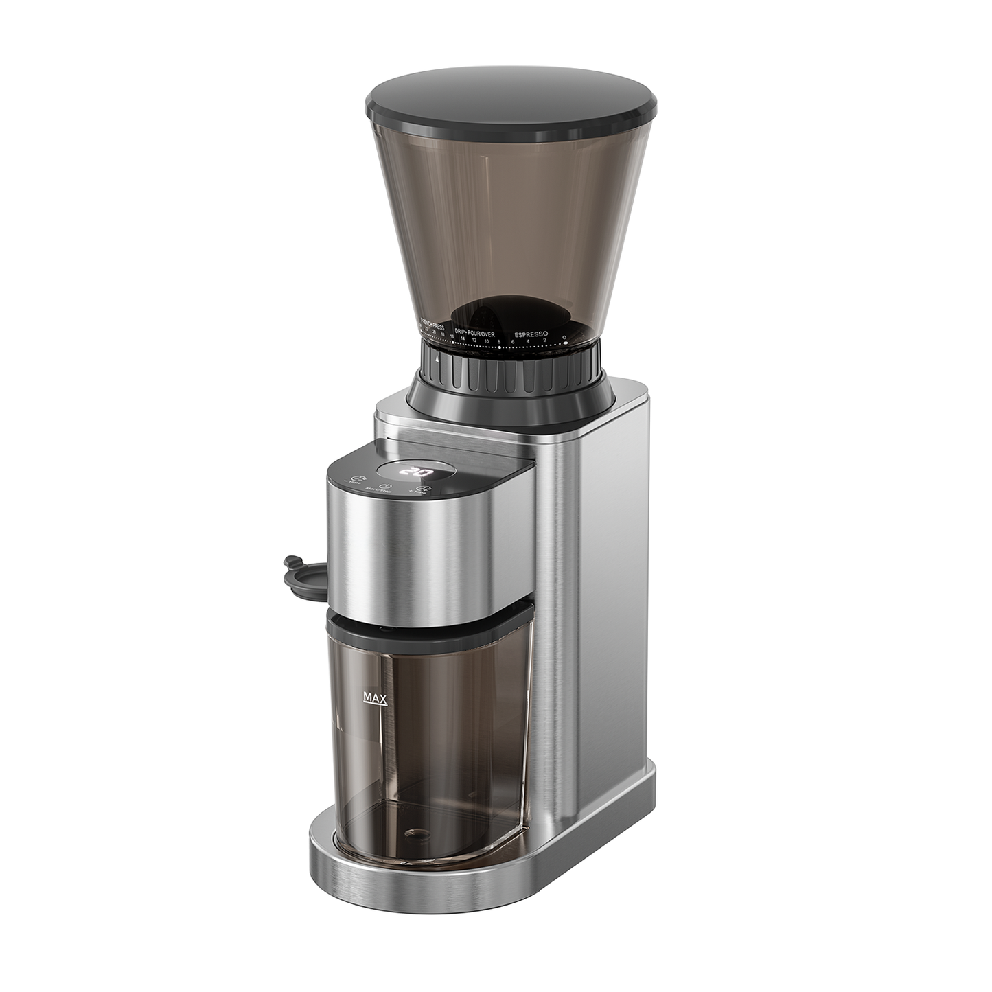 JZ.CAFE Conical Burr Espresso Coffee Grinder with Touchscreen